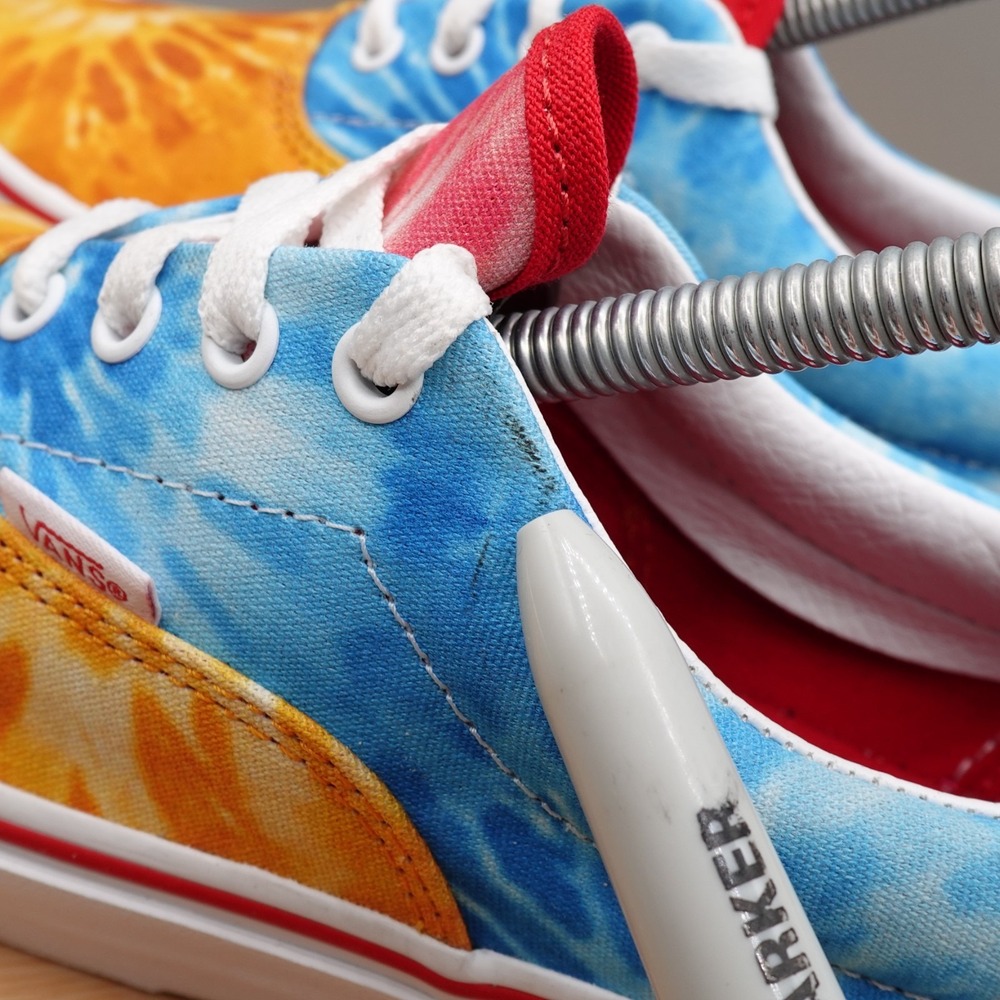 Vans Tie Dye Off the Wall Juniors 6.5 Classic Shoes Sneakers Blue Red  508731‎ - Picture 2 of 10